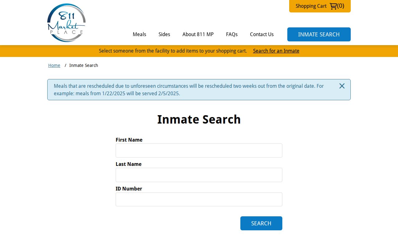 Norfolk City arrest lookup blank current-inmate search form
